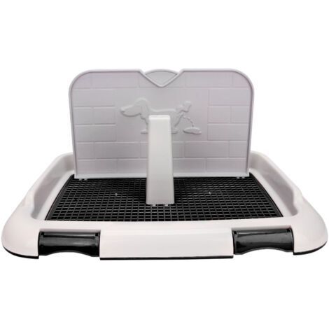 Toilette intérieure pour chien. entranement pour chiots. pot pour chat. clture. plateau d'urination programmé. noir (1/5)