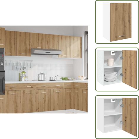 Armadio da cucina - vidaXL Mobile Pensile “Lyon” Rovere Artigianale 40x31x60 cm - Armadio per la casa
