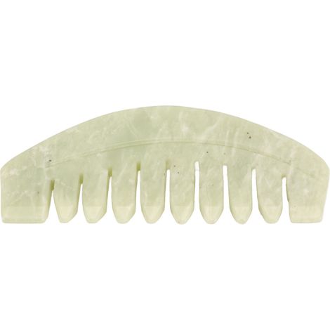 Peigne de massage Guasha en jadéite, drainage méridien manuel, réduction des douleurs, soin des points d’acupuncture, peigne à gratter. (1/5)