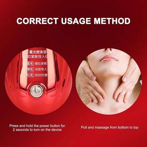 Ortviai Massager Facial et Cervical Électrique pour Lifting et Fermeté de la Peau – Appareil de Soins Beauté avec Modes Vibrants (1/4)