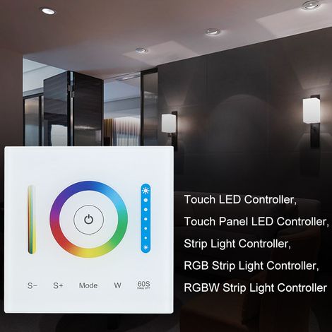 LED-Controller mit Touchpanel für RGB/RGBw RGB+CCT-Farbwechsel-LED-Streifen (1/5)
