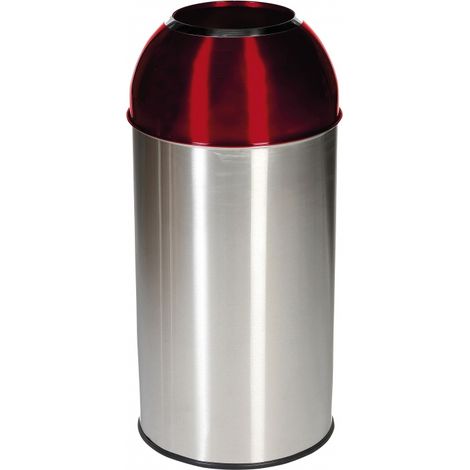 JVD - Collecteur tri Open Dome rouge - Matériel professionnel