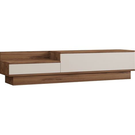 TV-Möbel aus Holz "Barko" - 160 x 35 x 35 cm - AtlantikkieferWeiß