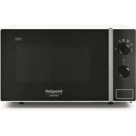 Microondas posable Hotpoint MWHA101W 700 W 20 L Blanco Plateau 24,5 cm (1/4)
