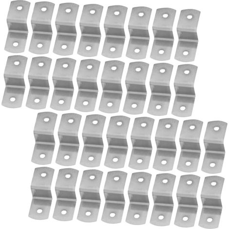150 Pièces Lot de Clips Z Argenté pour Fixation Cadre Photo Support Multi-usage pour Dessus de Table Étagères et Cadres Résistant à Usure et Antirouille (1/5)