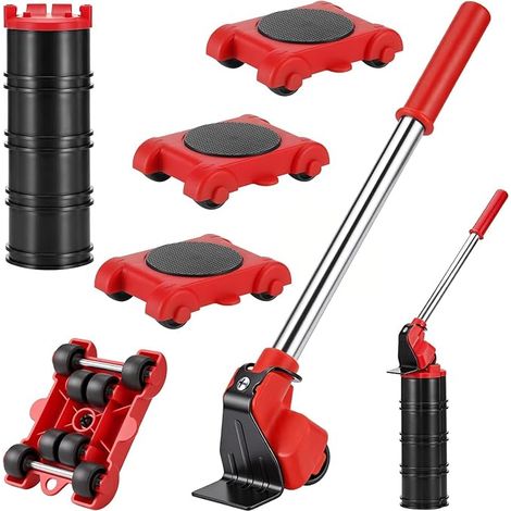 Heavy Duty Lift Kit with Lift and 4 Swivel Wheels (1/5)