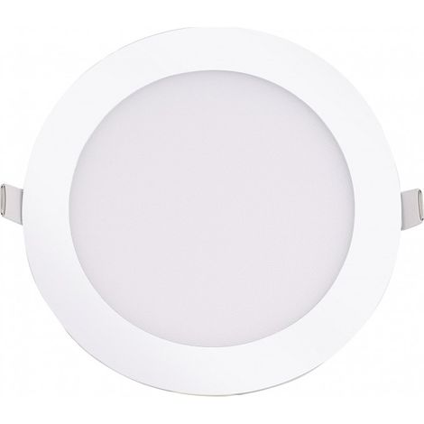 Blanc Chaud - Encastrable LED extra-plat - 12W - Rond - D168.5mm - DeliTech® (1/2)