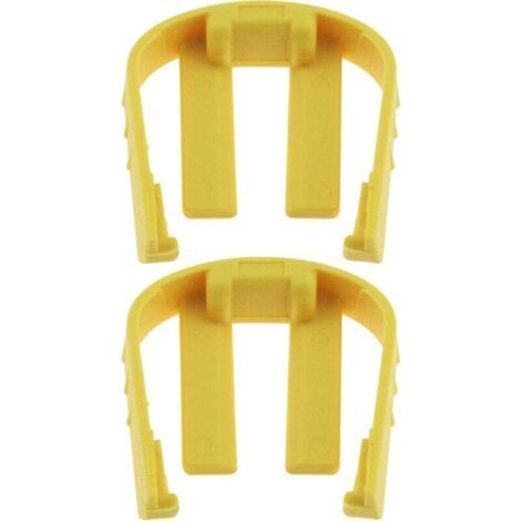 Quick-connect retaining ring for high-pressure cleaner 50373330, compatible with Karcher K2, K3, K4, K5, K6, K7, replacement C-clips, yellow