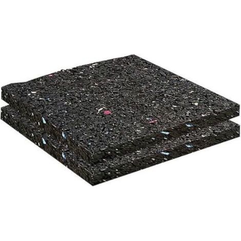 Fäulnisbeständige Dämmfliese aus Gummigranulat – Rutschfest – Schalldämmend – Wasserdicht – 90 x 60 x 8 mm (1/3)