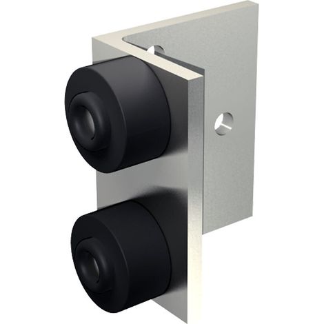 Hucoco – Butée en caoutchouc renforcée sur platine acier zingué – Pour systèmes coulissants SLID'UP 2000 – Poids max 300 kg – Dimensions 105 x 100 x 60 mm (1/2)