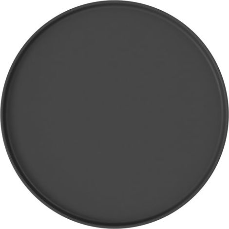 Assiette universelle, assiette polyvalente en porcelaine, résistante au lave-vaisselle, noire (1/5)