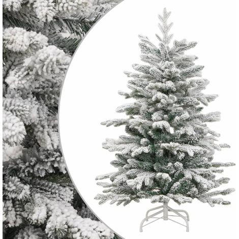 Künstlicher Weihnachtsbaum Klappbar Beschneit 120 cm