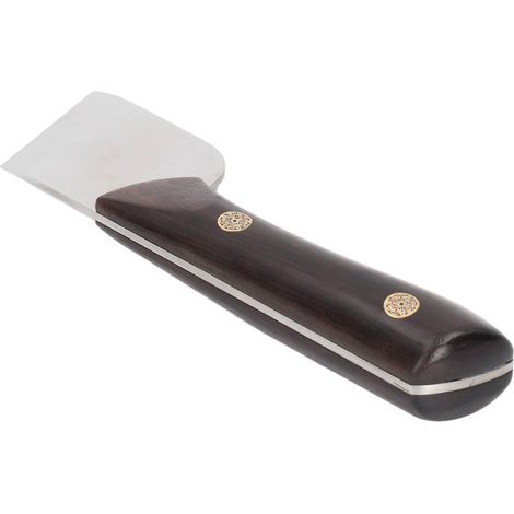 Couteau à effiler le cuir (à faire soi-même), couteau de coupe en acier haute vitesse, manche ergonomique en bois de santal, spécialement conçu pour la finition des bords. (1/5)