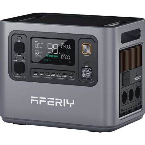 Tragbare Stromstation AFERIY P300, 3000W 2048Wh, erweiterbare Kapazität, Schnellladung in 1 Stunde, 13 Ausgänge, APP-Funktion (1/5)