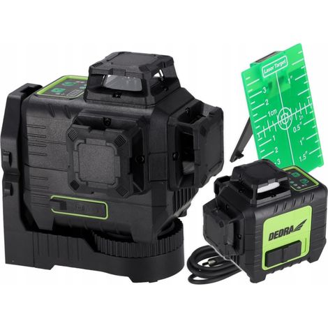 Laser 3D Multiligne MC0907, Faisceau Vert, Niveau Laser Précis pour Travaux de Mesure, Construction, Bricolage et Alignement (1/5)