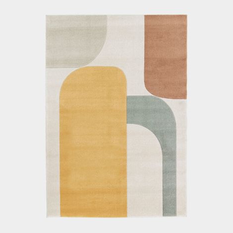 Tapis Luna pop - Motifs arches rétro - 200 x 290 cm (1/5)