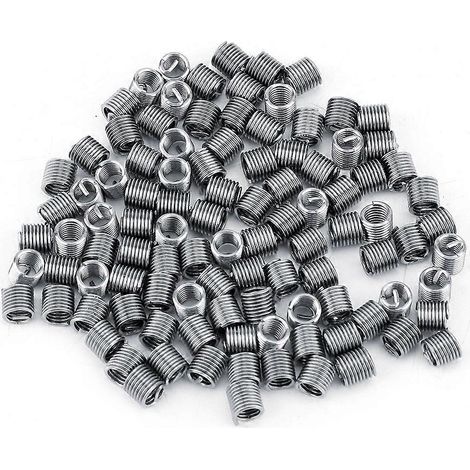 100 Stück M4 Edelstahl SS304 Spiralgewindeeinsätze (M40,72 D)