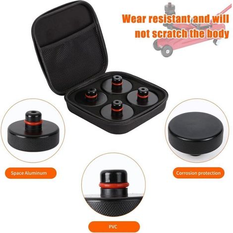 Patin de levage pour cric Tesla Model 3/Y/S/X, patin de levage en caoutchouc pour Tesla, outil adaptateur de levage pour voiture
