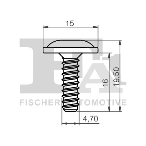 Clip, enjoliveur FA1 11-70001.100 AUDI N90648701 N90648702 N90648704 N90775001