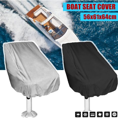 Boots cover, waterproof Polyester-Klappsockel-Sitzbezug für Pontonkapitäns-Bootsbänke im Freien für den festen Hecksitz des Steuereimers, 61 x 56 x 64 cm, 2 Stück (1/4)