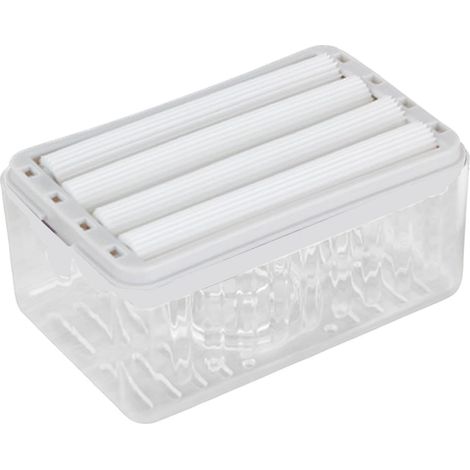 Geschirrständer, Abtropfgestell, Schaumbehälter, platzsparendes Design, Handwaschrollen (12 x 7,5 x 6,9 cm), ideal für die Wohnungsnutzung (1/5)