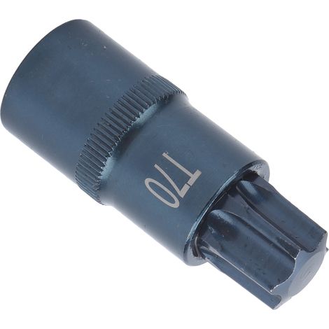 Embout de douille Star S2 en acier allié, clé électrique rapide, finition bleuie, 1/2 x 55 x H70