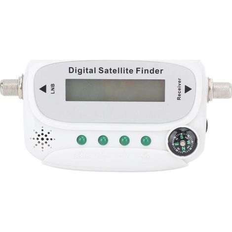 Digital satellite detector, TV antenna signal bus, power meter with noise and alarm sound of 13-18 V DC. (1/4)