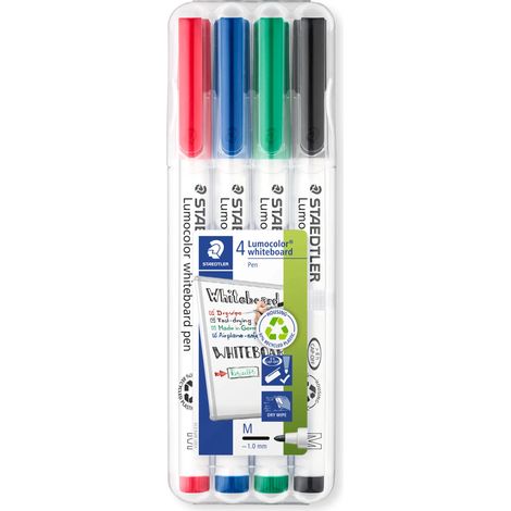 STAEDTLER Whiteboardstift Lumocolor 4St Box