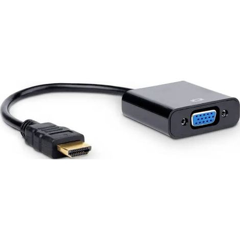 Adaptateur convertisseur VGA/HDMI Akyga AK-AD-42 pour moniteur Full HD avec câble mâle/femelle de 15 cm (1/4)