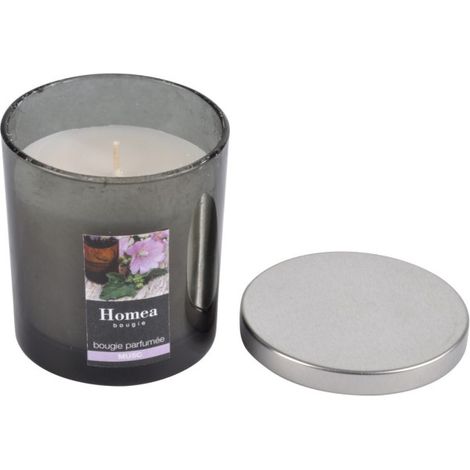 Bougie Parfumée Couvercle "Essentiel" 8cm Musc (1/2)