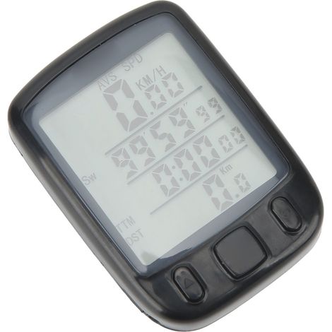 Kabelgebundener 563A Fahrradtacho, hell und wasserdicht, mit Echtzeit-Anzeige von Geschwindigkeit und Entfernung. (1/5)