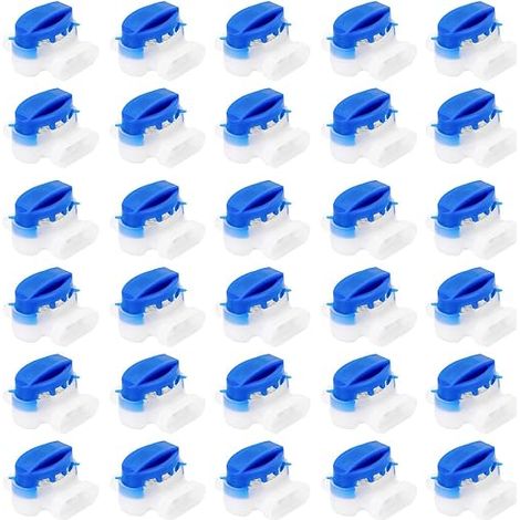 30 Pièces Connecteur de Câble Remplis de Gel Résine - Connecteur Etanche Colliers de Connexion pour Tondeuse à Gazon Robotique Jardin Extérieur (1/5)