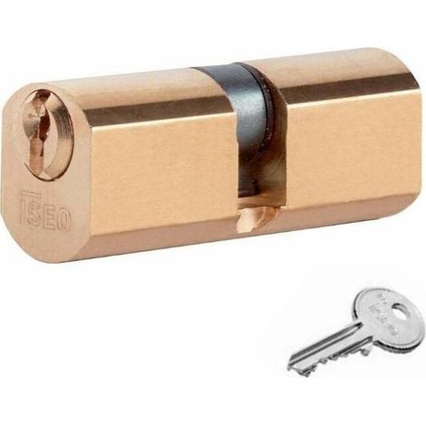 ISEO F5 8400 CILINDRO TONDO 27-27 D22 OTTONATO C/3CH