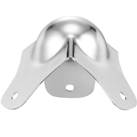8 protections d'angle sphériques, en fer antichoc pour flight case (1/5)