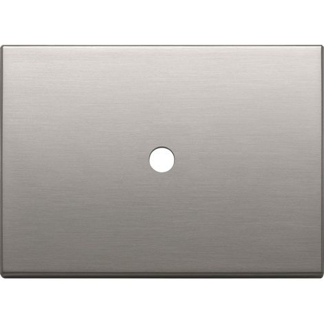 VIMAR - 22683.RN.1.11 Placca 3Mx1 Tondo nichel spazzolato