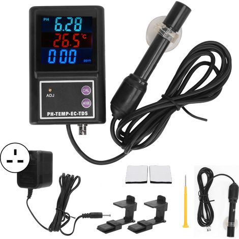 Testeur de pH numérique PH206BD avec Bluetooth, mesure pH+EC+TDS, qualité de l'eau pour traitement, alimentation 220V-240V UK, appareil de contrôle précis (1/5)
