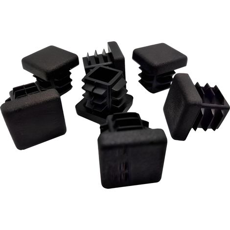 Tappo interno per palo profilato tetto 16x16 10 pezzi nero (1/5)