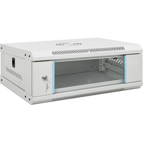 4U Wand-Netzwerkschrank 19" IP20 53x40x21 cm