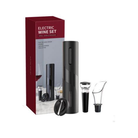Tire-bouchon électrique 4 en 1, ouvre-bouteille automatique avec coupe-capsule (1/3)