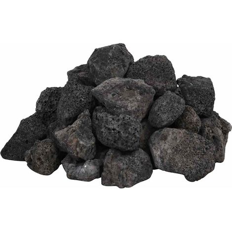 Rocas volcánicas negras 25 kg 3-5 cm vidaXL (1/4)