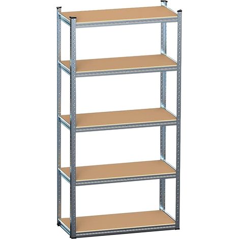 2 x 5 Tier Heavy Duty Large Boltless Metal Adjustable Home Garage Shelving Units