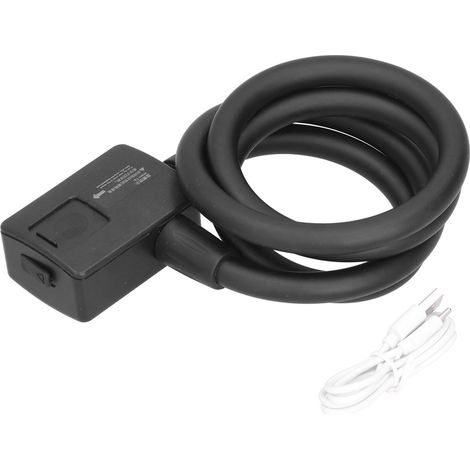 Antivol de vélo électrique 3,7 V avec Bluetooth et lecteur d'empreintes digitales, étanche à l'eau et à la poussière, pour le cyclisme. (1/5)