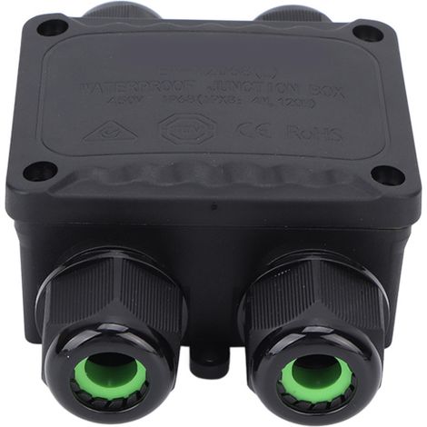 Irovami Boîte de jonction étanche IP68 10-14 mm, boîte de jonction électrique professionnelle à 4 voies pour l'ingénierie sous-marine extérieure (1/5)