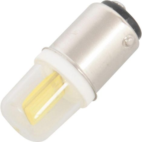 Ampoule LED Ba15d 3W 110V 220V AC non dimmable 300 lumens COB 1511, blanc chaud (1/3)