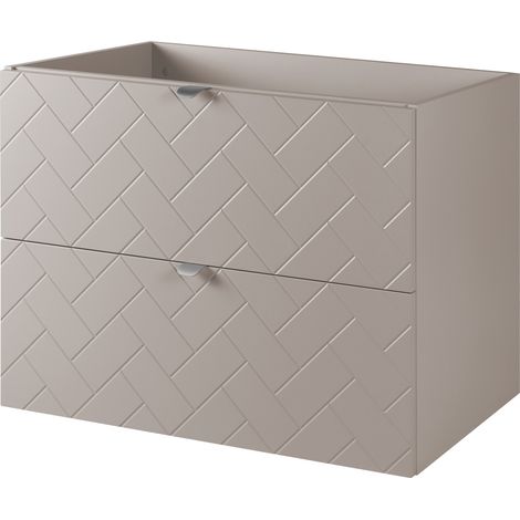 Mobile da bagno, Cashmere, 80 x 57 x 46 cm, Maniglie Argento (1/5)