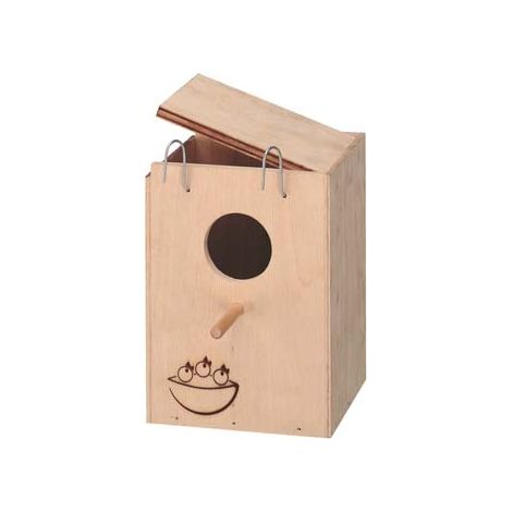 NIDO X GABBIA UCCELLI FERPLAST - LEGNO CM 13X12 H.CM 17- 6 pezzi