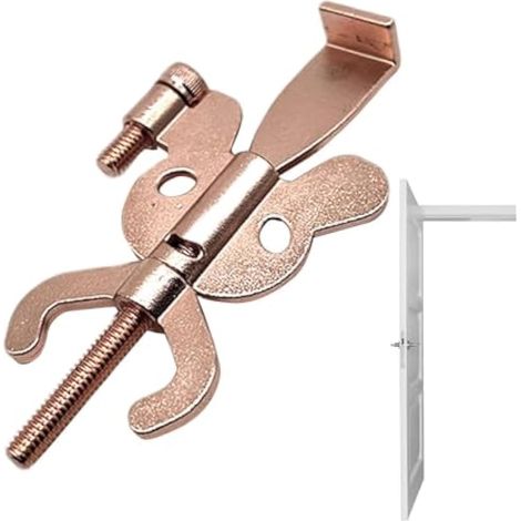 Reisesicherheitstürschloss, Türstopper, 10,1 x 5,1 cm, tragbares Sicherheitsschloss, einfach zu montieren und zu entfernen, geeignet für verschiedene Einsatzbereiche wie Zuhause und Schlafzimmer, erhä
