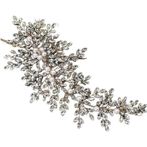 Luxuriöse Haaraccessoires für Hochzeiten, Dinnerpartys und andere festliche Anlässe, Braut-Haarschmuck, Haarkämme, Kopfschmuck, B (1/5)