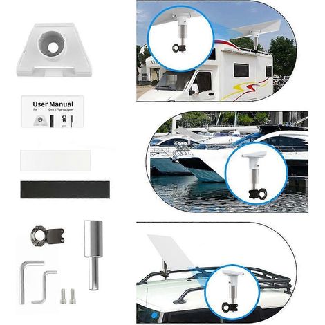 Support de fixation pour échelle pour satellite Gen3, en aluminium léger (1/4)