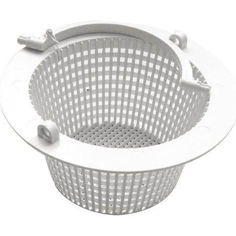 Swimming pool filter basket, 15.8 x 7.6 cm, with handle, made of safe plastic. Replacement filter basket for swimming pools. - AquaForge (1/5)